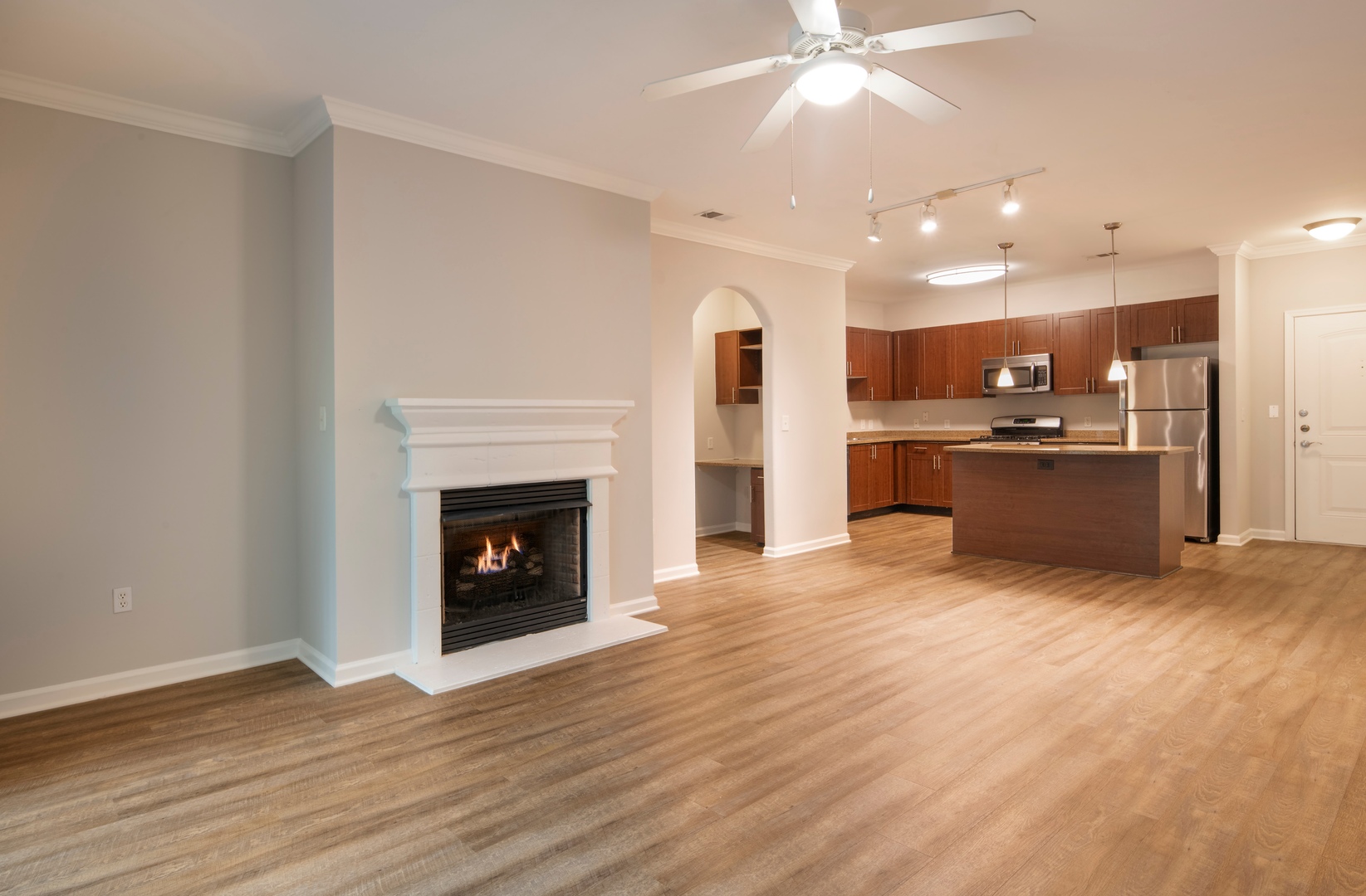 Open-concept living room